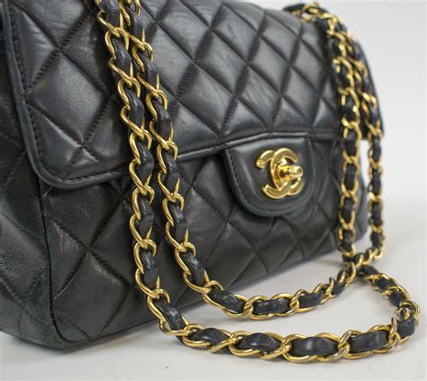 chanel black patterned purse|Black Chanel purse for sale.